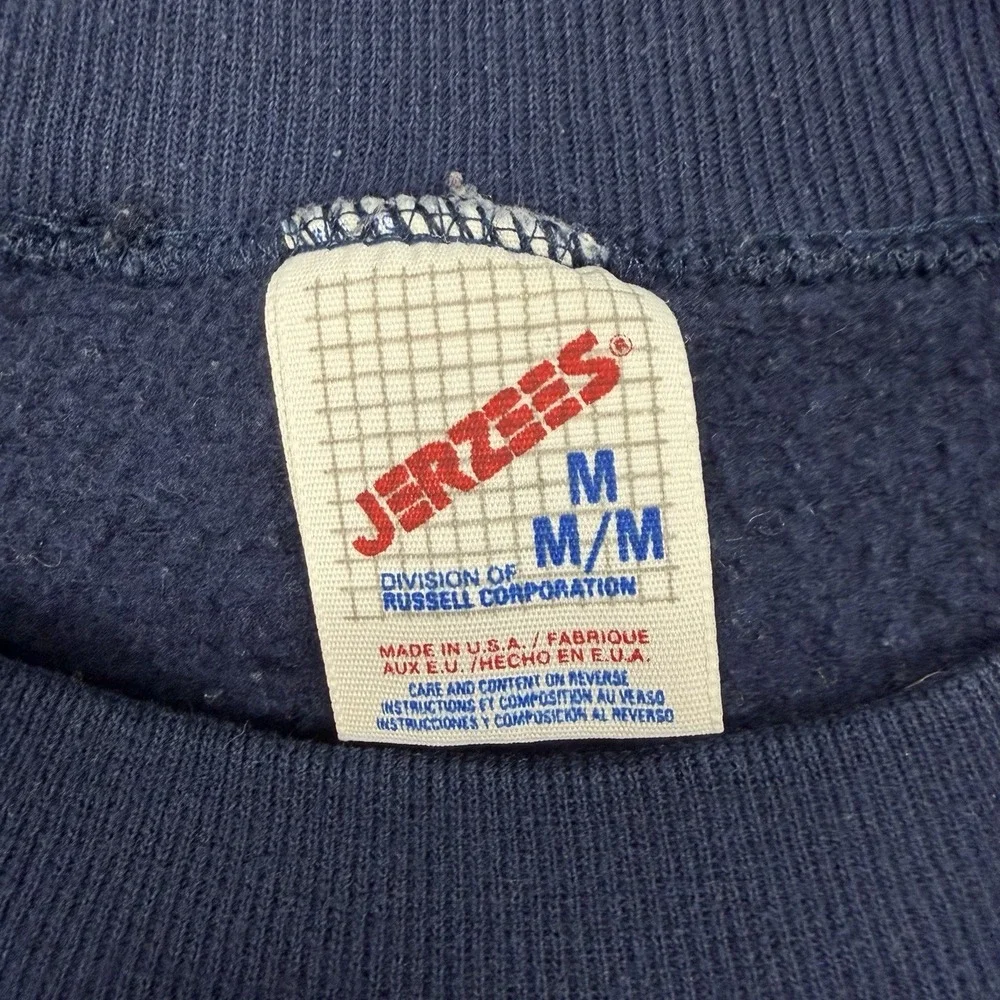 Vintage Michigan Rag Co Lighthouse Sweatshirt Size M All Over Print Crewneck USA - Picture 8 of 15